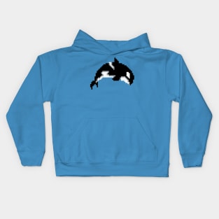 Pixelated Orca Kids Hoodie